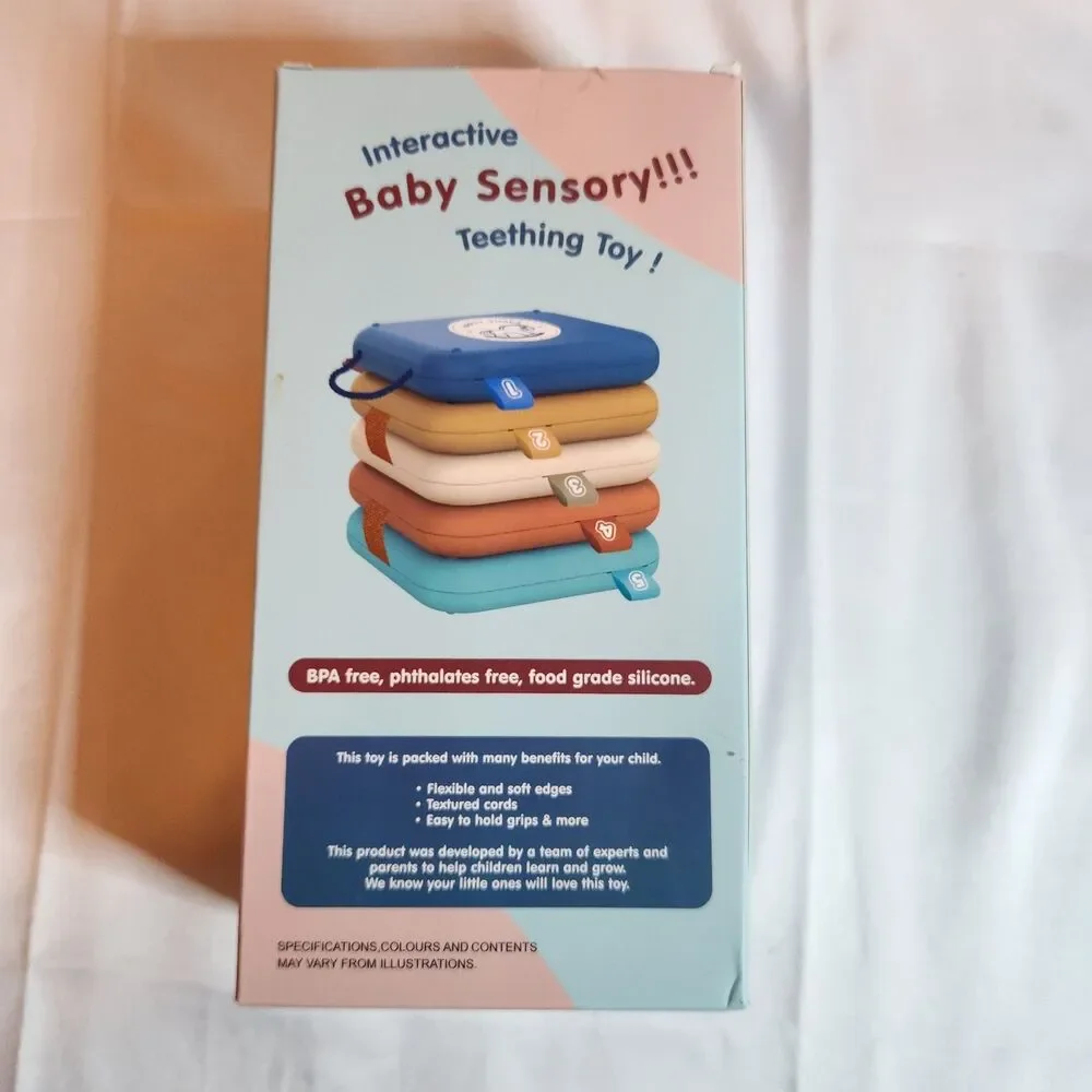 Montessori Busy Board Sensory Travel Toy Ages 12M+ Toddler New